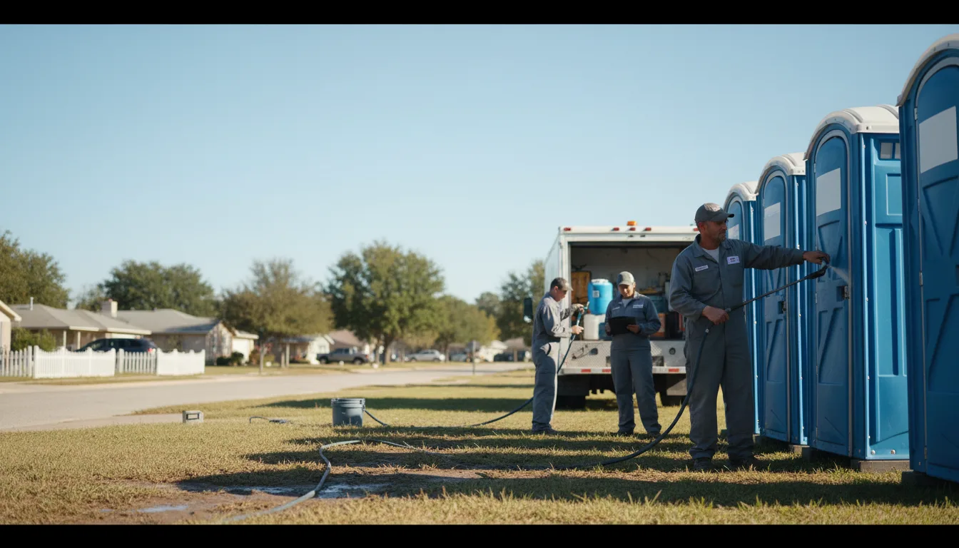 Long-Term Portable Toilet Rental in Goodrich, ND near me